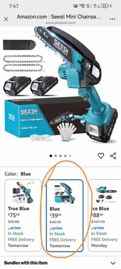 Mini Chainsaw, 6-inch Mini Chainsaw Cordless