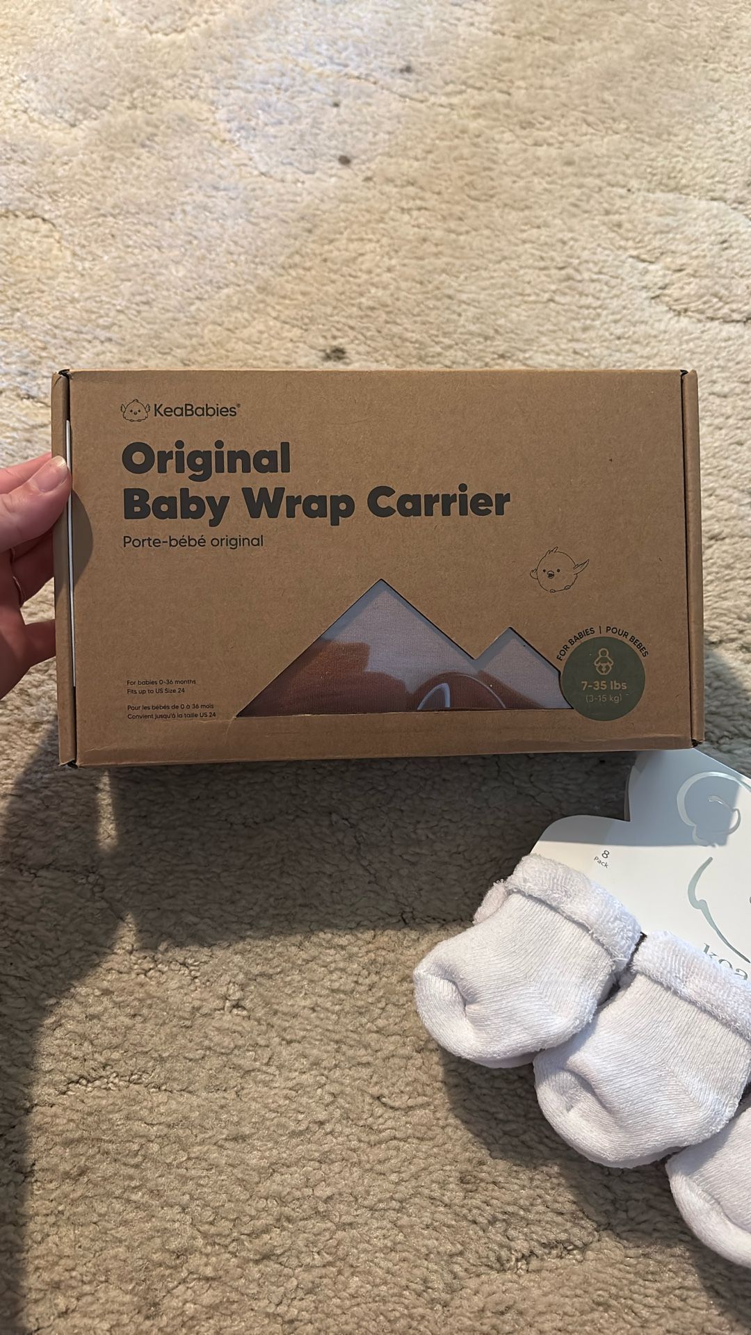 Brand New Baby Wrap And Socks