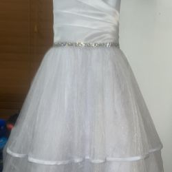 Girls White Dress