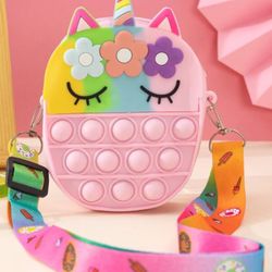 Little Girls Unicorn Cross Body Bag