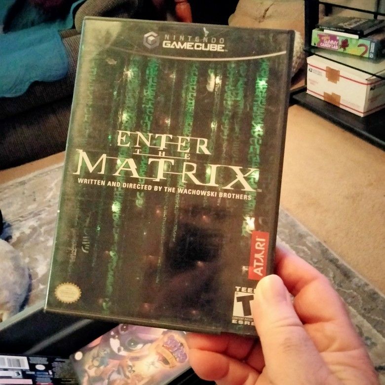 GAME CUBE ENTER THE MATRIX 2 DISC SET!