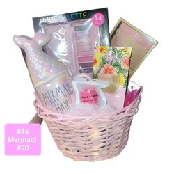 Mermaid Mothers Day Or Birthday Gift Basket 