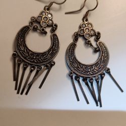 Silver Earrings From Ecuador