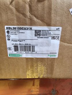 HDL36100CU31X PowerPact Circuit Breaker 
