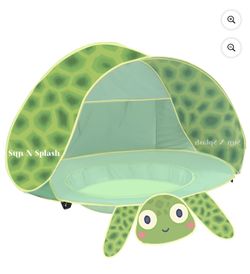 Sun N Splash Baby Tent Pool,  Turtle