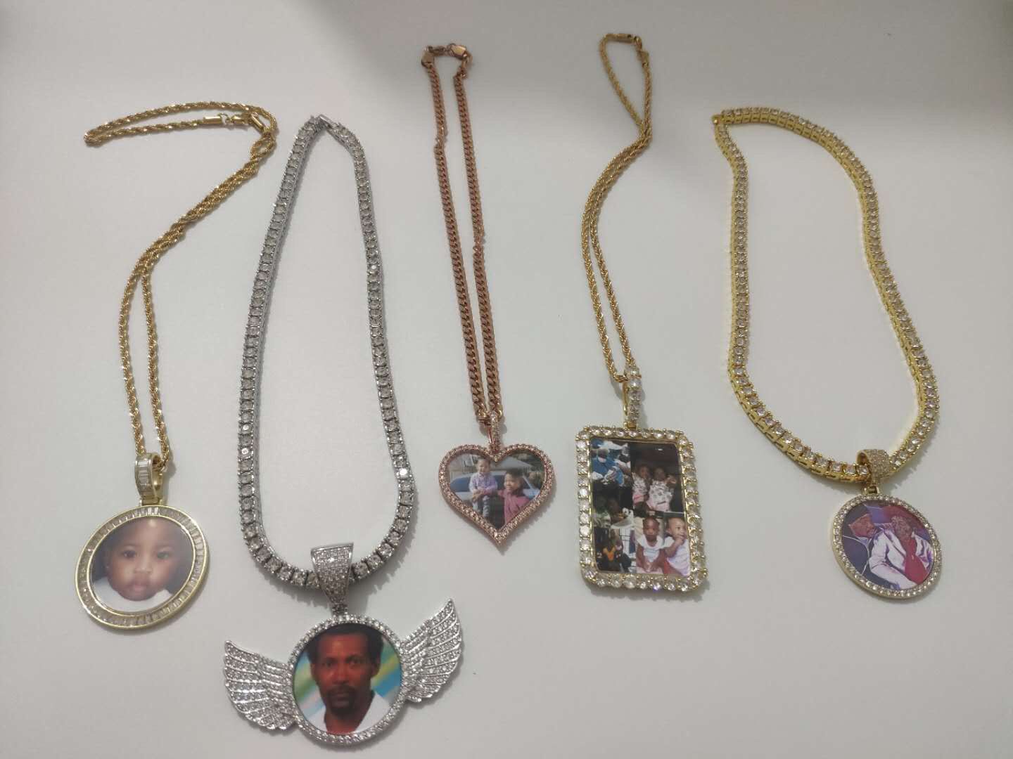 Photo necklaces
