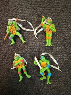 CHRISTMAS NINJA TURTLES ORNAMENTS SET