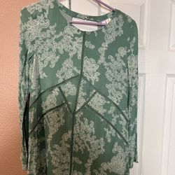 Francesca’s Boutique Green Dress Size M 