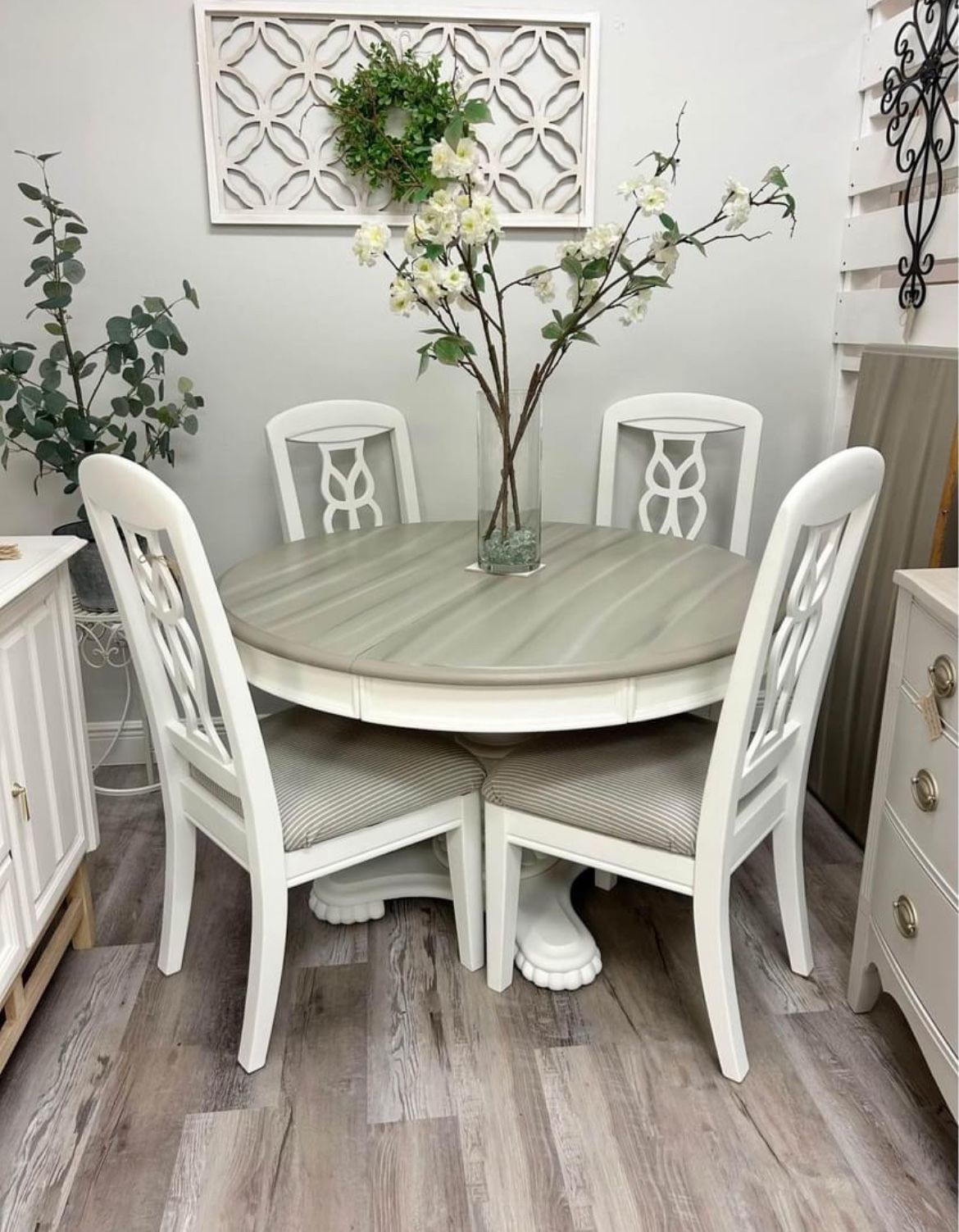 Refinished Dining Table And Chairs 