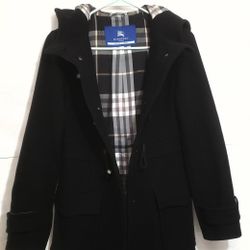 VINTAGE  BURBERRY LONDON BLUE LABEL WOMENS WOOL COAT  SIZE 38 