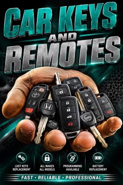 Car keys and remotes