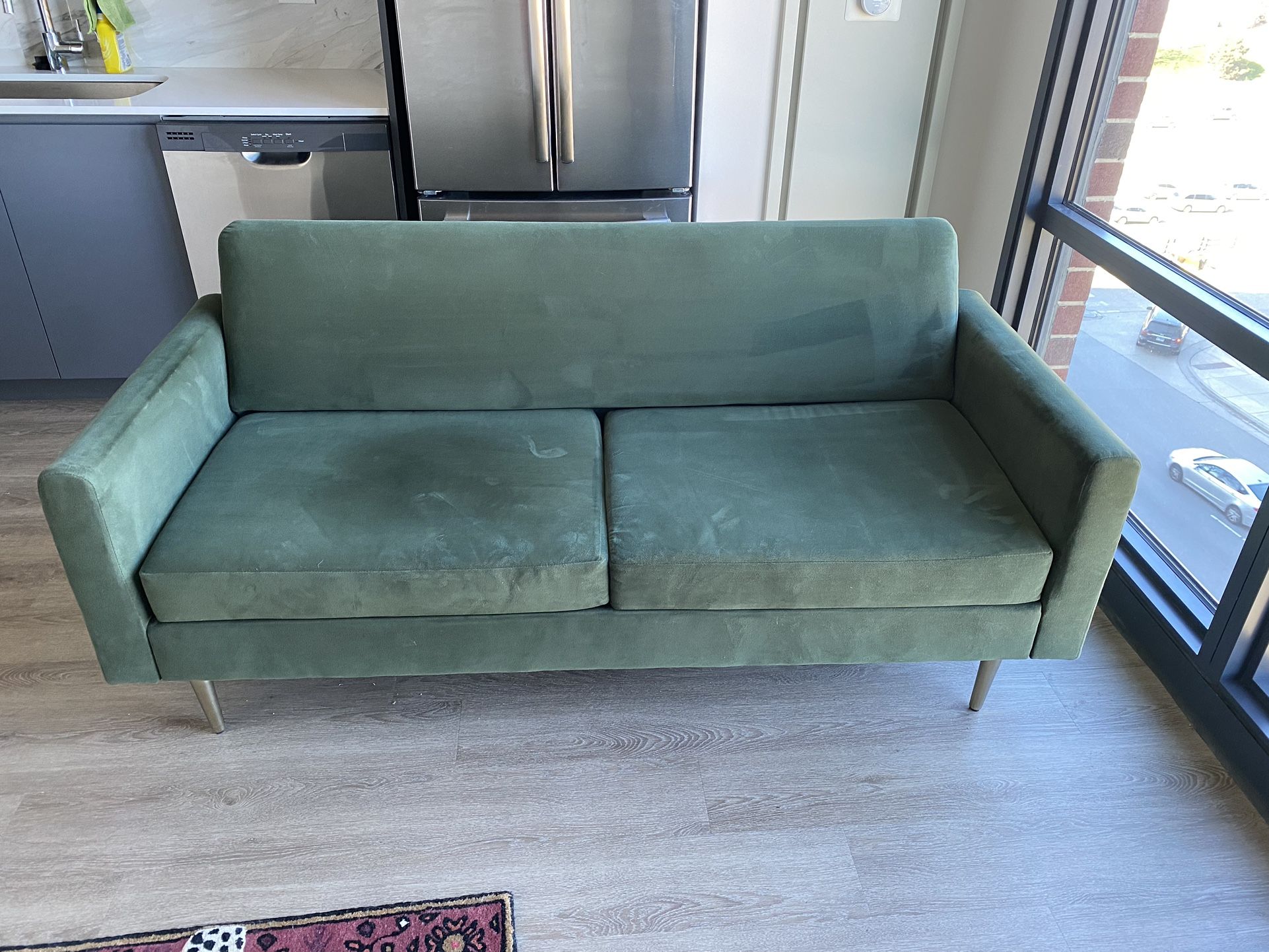 West Elm Olive Sofa