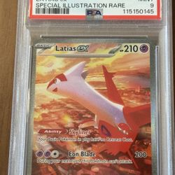 Pokemon Card Latías Surging Sparks PSA 9
