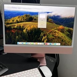 Pink 2021 Apple iMac 24” M1