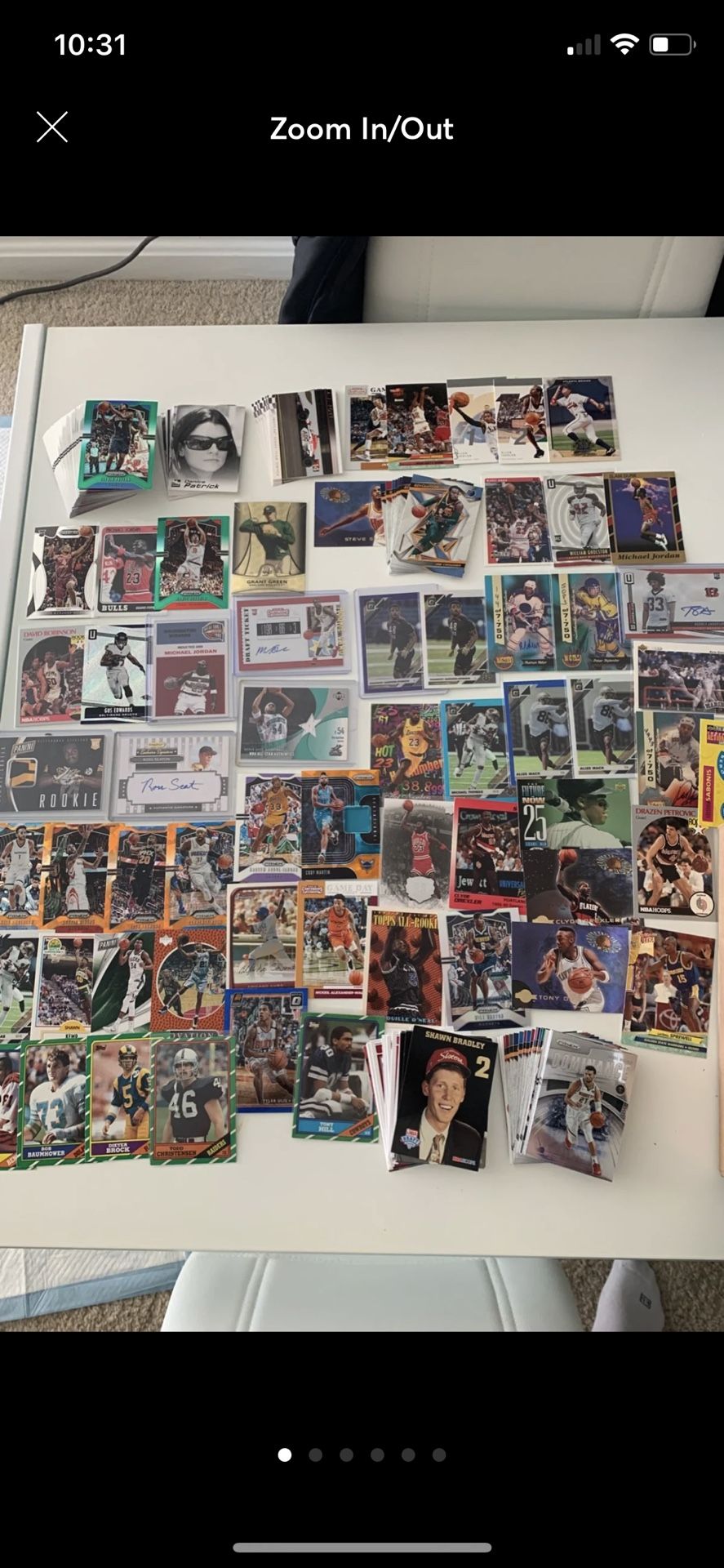 Huge collection of sports and non sports cards jordan