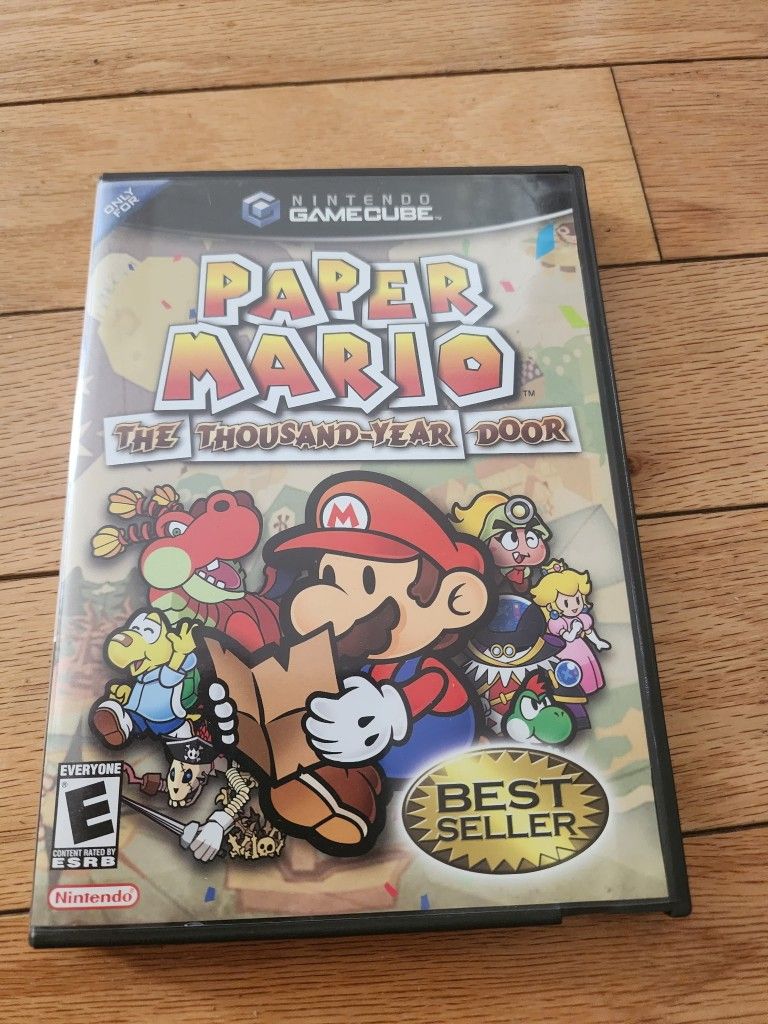 Paper Mario Thousand Year Door GameCube 