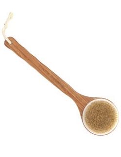 NEW NEVER USED Wooden Shower Brush