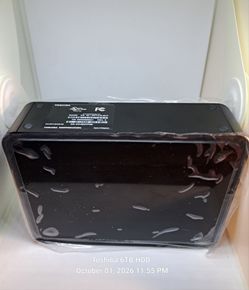 6TB External HDD USB 3.0 PC Storage  NEW Toshiba Canvio