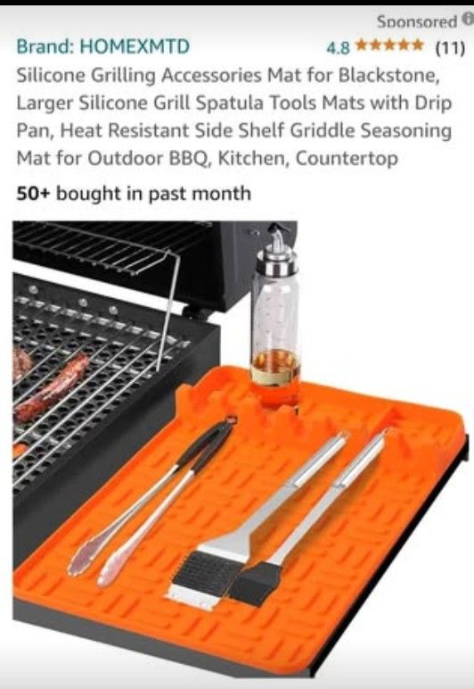 New In Sealed Package. Mat For The BBQ To Keep It Clean While Cooking. See Photos. Cash Pickup Only 