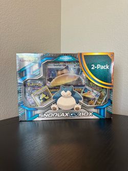 Pokémon Snorlax GX Box and Lucario GX Box 2-Pack