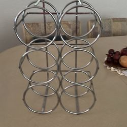 Chrome 6 Bottle Wine Rack