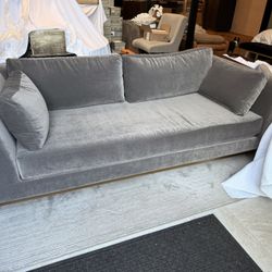 2 sofas. Both are Restoration Hardware ITALIA TAPER ARM 2-CUSHION SOFA - METAL BASE