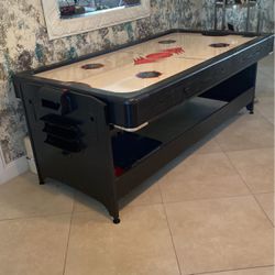 Fat cat Game Table- 7’ Pool Table/Air Hockey