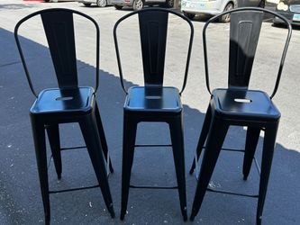 Metal bar stools
