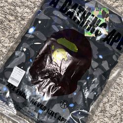 Space Camo Double Hooded Bape Jacket