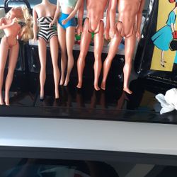 Vintage Barbie dolls and accessories