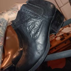 Black Leather Boots