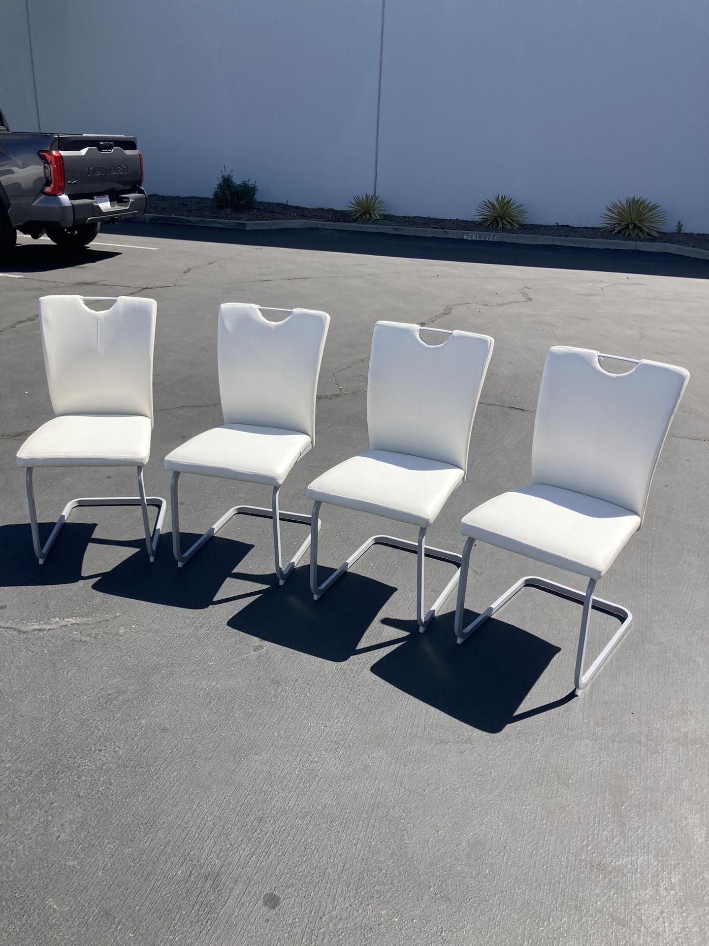 $75.00 Set Of 4!!! New PU Leather Cushion Modern Dining chairs