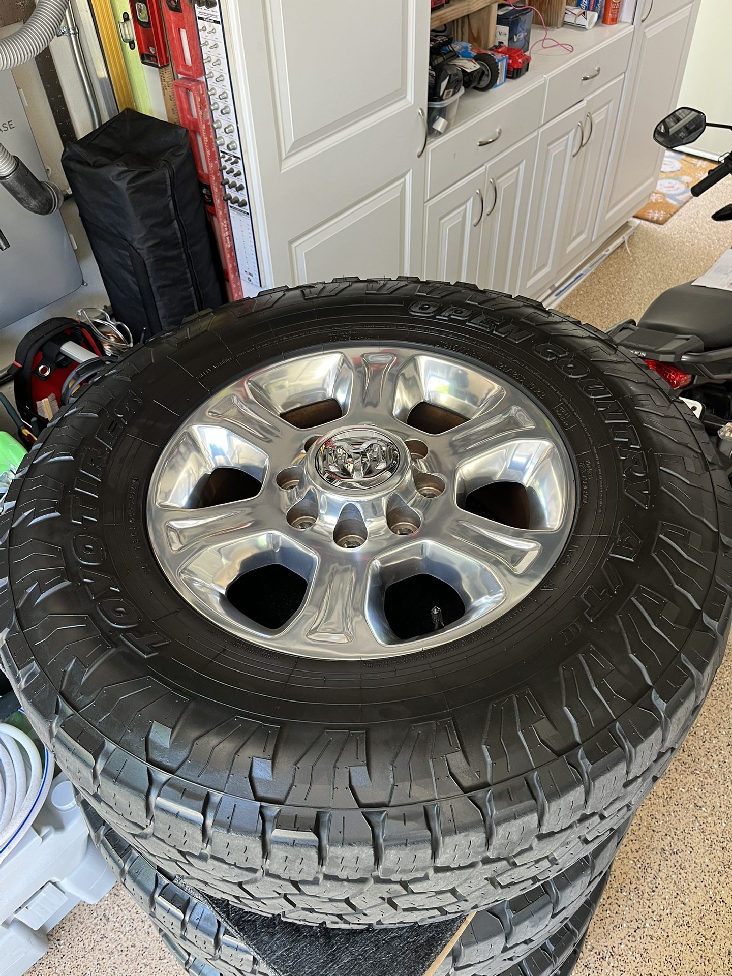 Ram 2500 18inch OEM Wheels W/ Toyo OC A/T