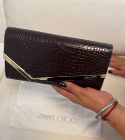 Jimmy Choo Leather Clutch 