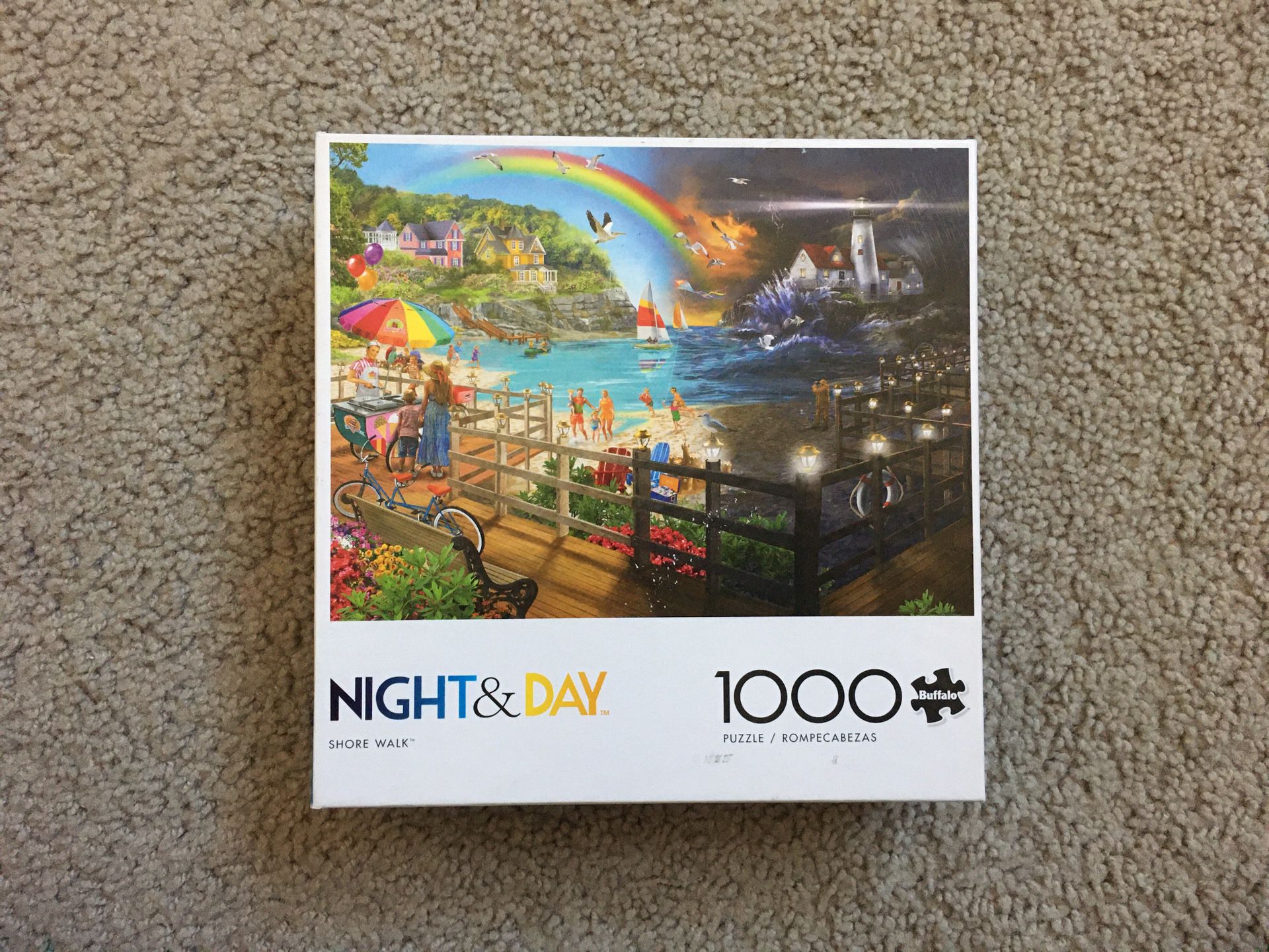 Jigsaw Puzzle SHORE WALK Buffalo NO MISSING PIECES