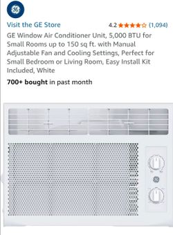 Brand new GE 5000 BTU window air conditioner