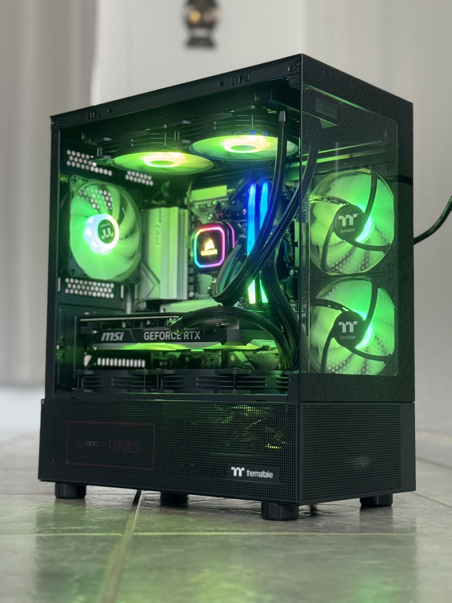 Thermaltake View 170 TG ARGB Gaming PC ~ AMD Ryzen 7 7800X3D + RTX 4070 Super