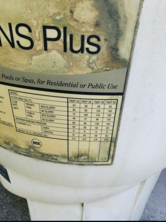 Pentair DE Filter FNS36