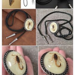 New Scorpion 🦂 Luminous Bolo Tie Shipping Available 