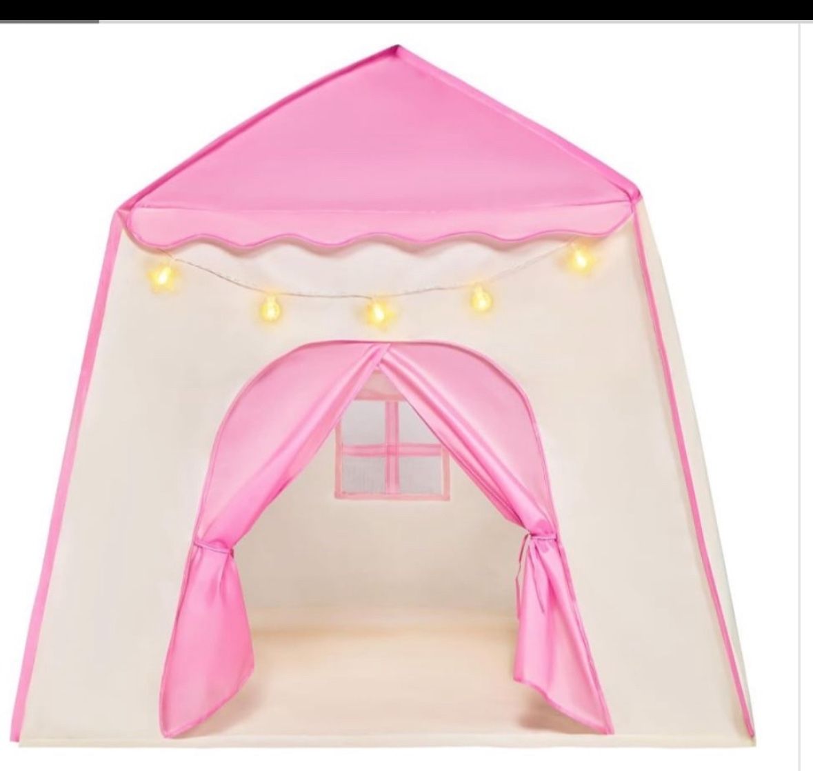 Bright Pink And Cream Tent/Playhouse Open box item Inventory Number 10(contact info removed)2