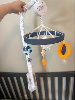 Space-Themed Crib Mobile – Wind Up Music Box – $10