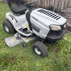 Craftsman T1100 Riding Lawn Mower Gray Side Discharge Gas Rotary Steel Blade