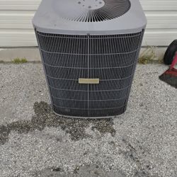 Nice Gray Complete Air Condenser 2- Ton Uint For Heat Pump Design R-22 Very Clean Like New. 