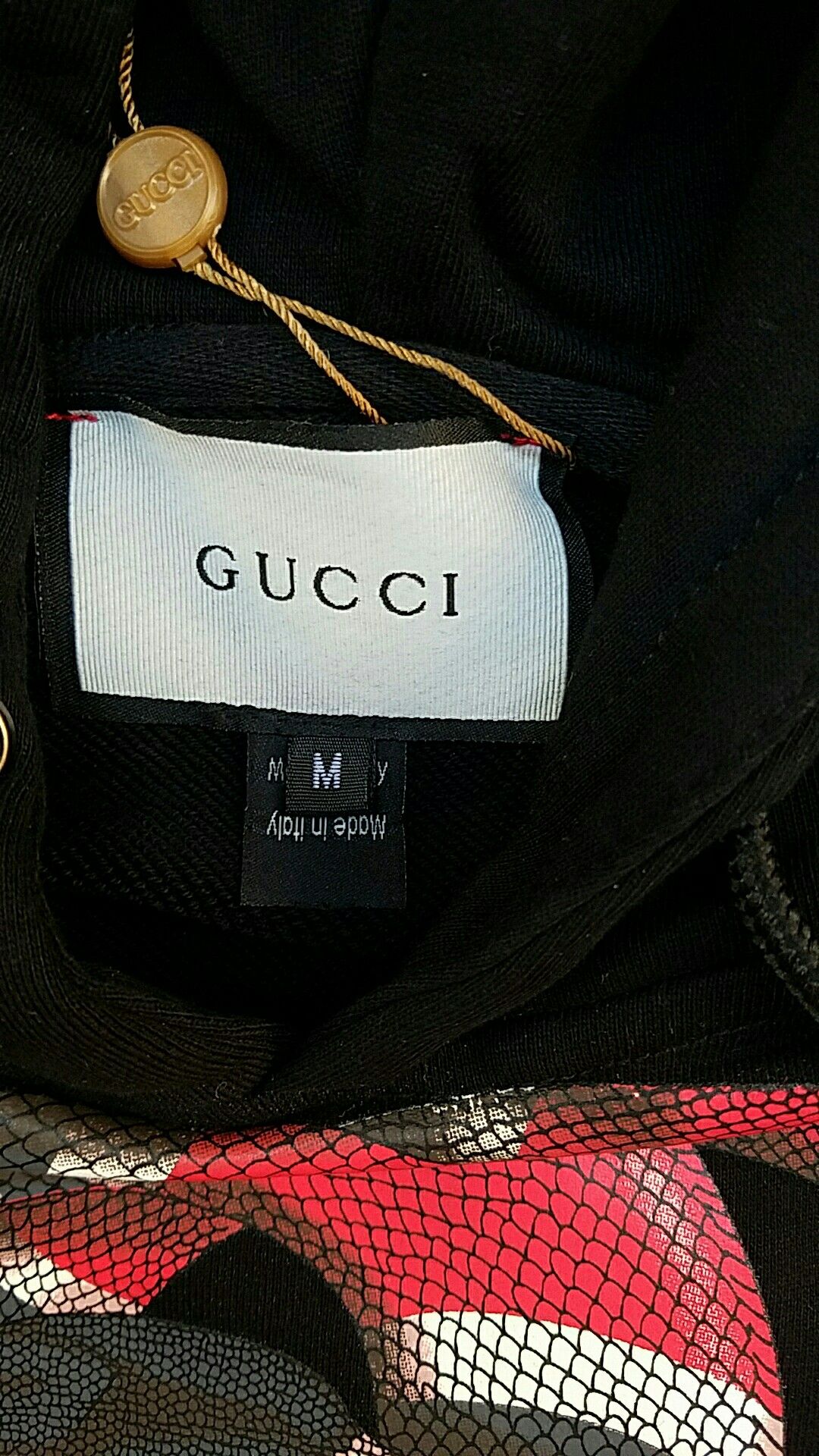 Gucci kingsnake hoodie hot sale