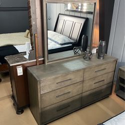 DRESSER WITH MIRROR PROMO PRICE $999+tax