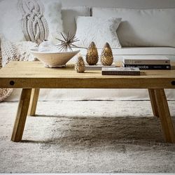 Pottery Barn Coffee Table Weathered Oak