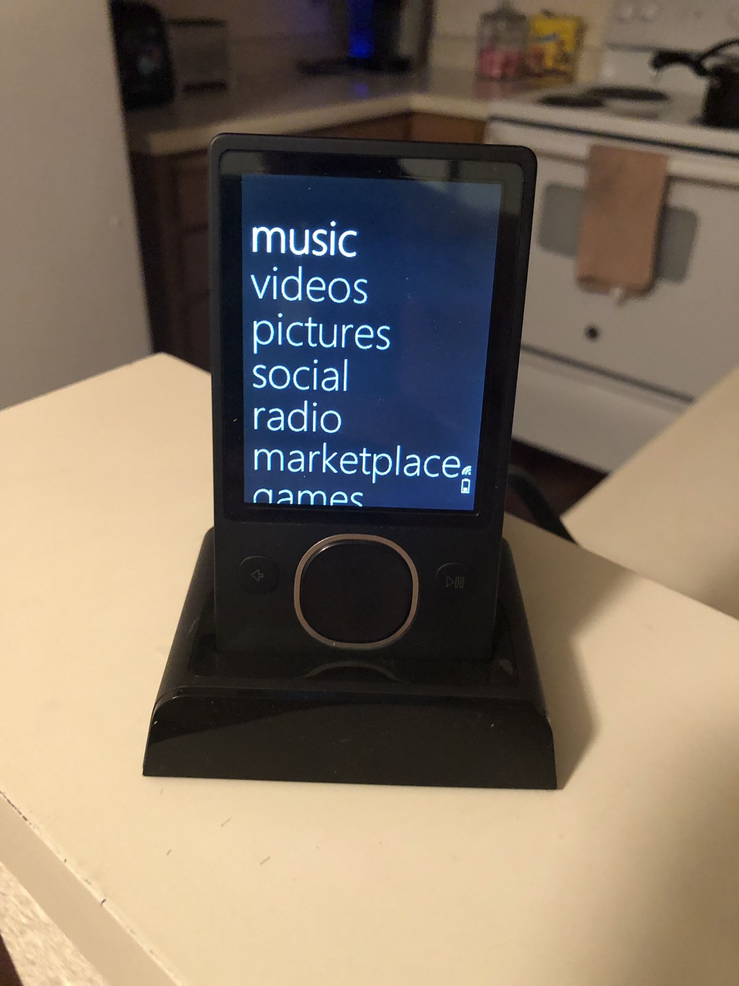 Microsoft zune digital media player. Model 1126