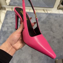 Authentic/NEW Versace Hot Pink- Oro Pumps SIZES: 5, 11 & 12 ONLY