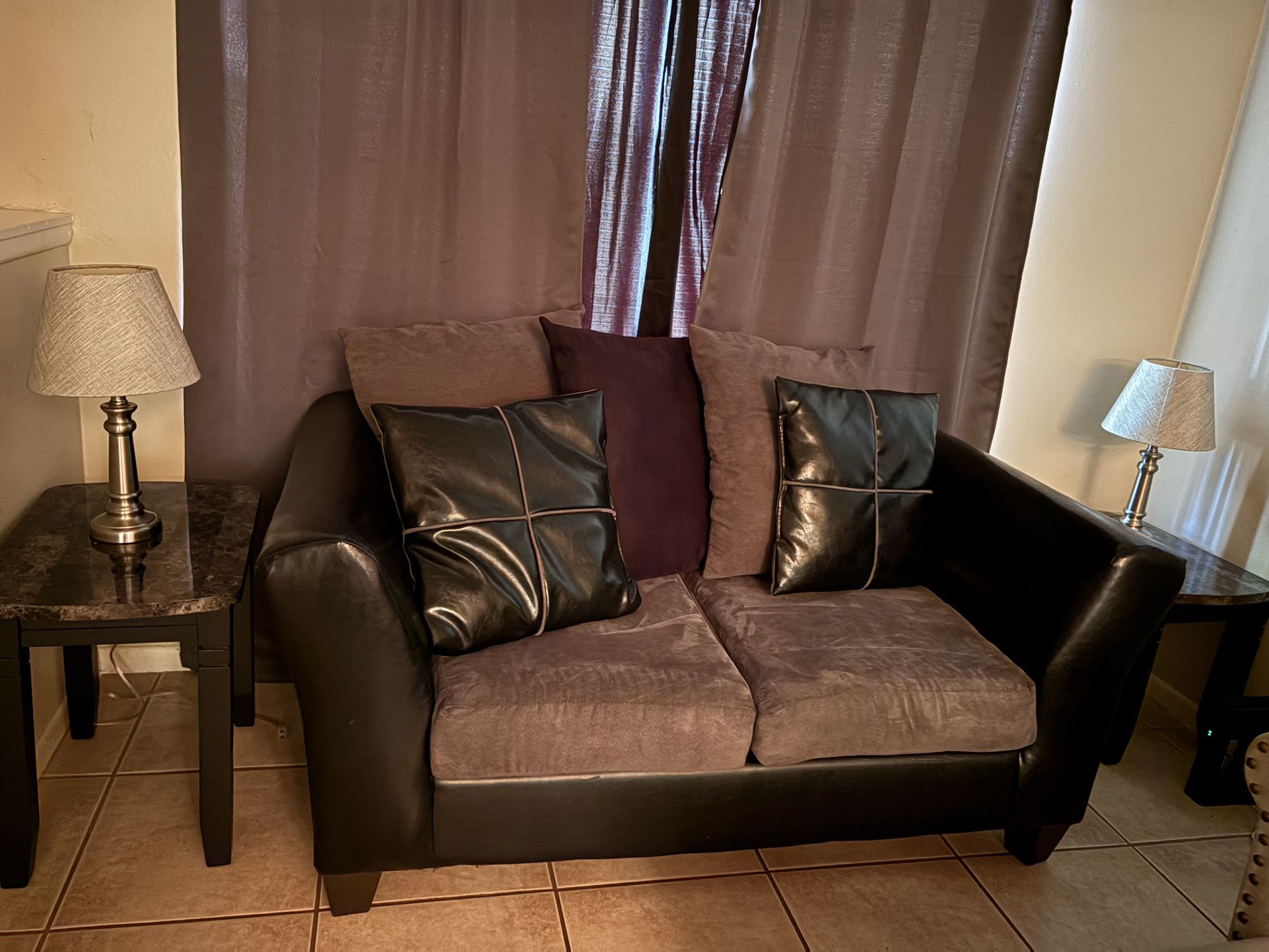 Couch Including End Tables