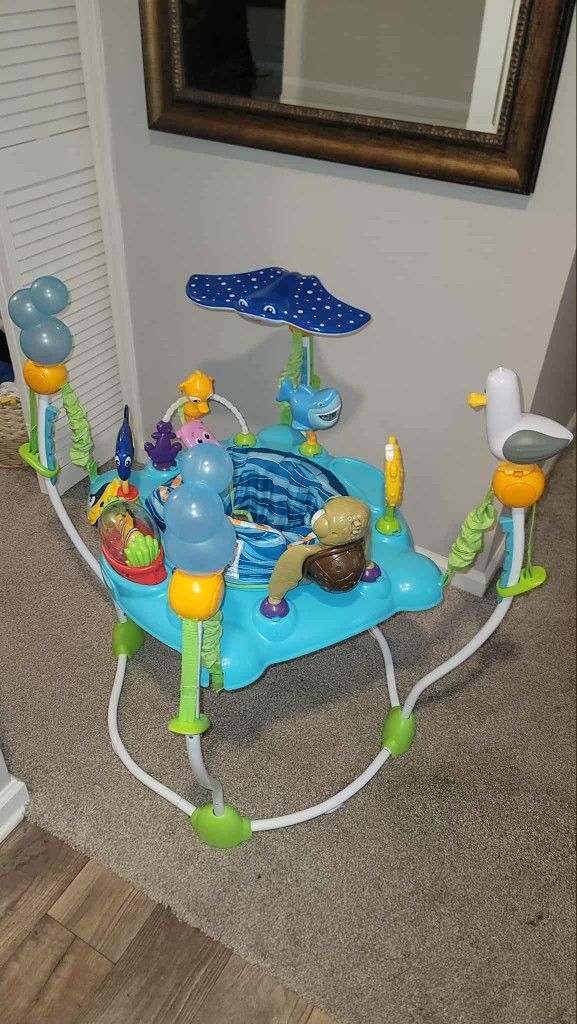 Bright Starts Disney Baby Finding Nemo Sea of Activities Baby Activity Center Jumper with